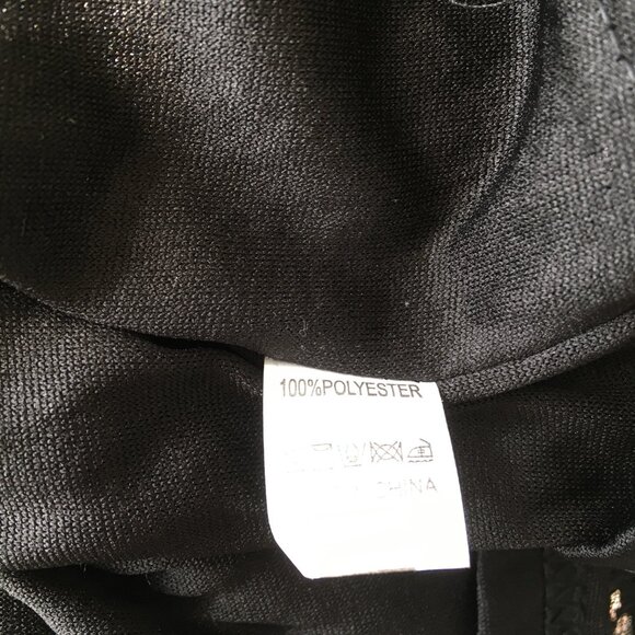 Black White Sequined "IT'S MY BIRTHDAY" Short Sleeve Lined Dress Long Shirt - Picture 2 of 9